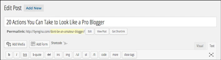 How to change your permalinks in WordPress