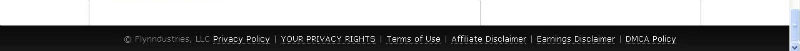copyright in footer
