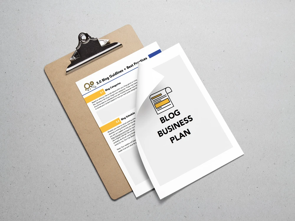 Blog Business Plan Workbook--free for you!