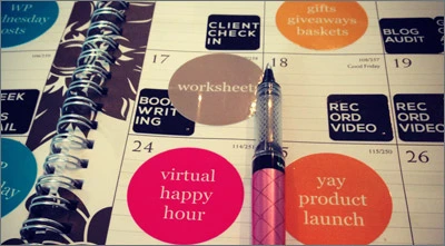 organizing your blog schedule: byRegina content calendar