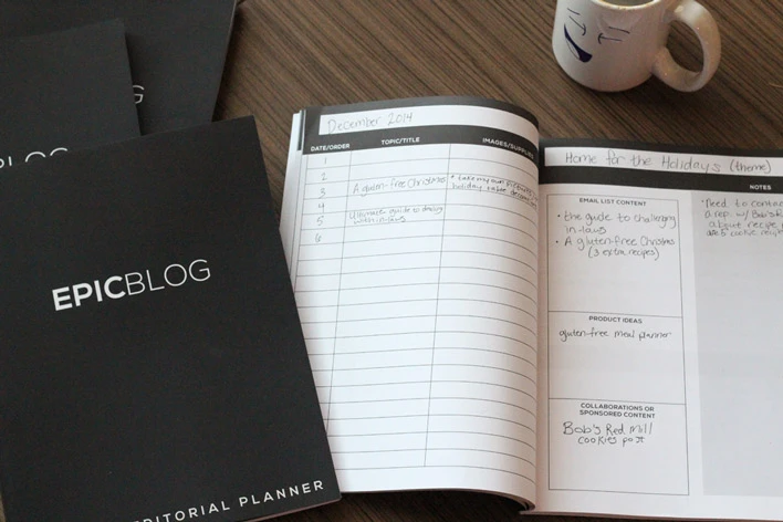 EPIC BLOG Editorial Planner