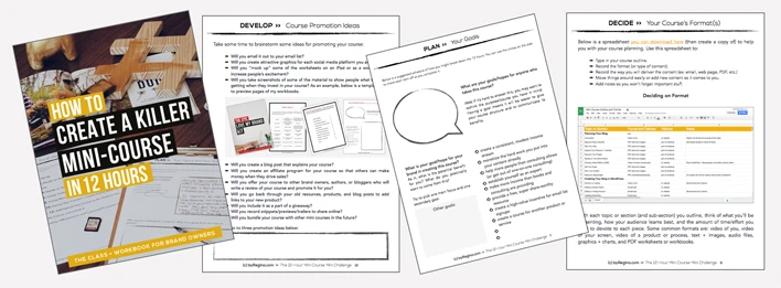 The Free Create a Course Workbook