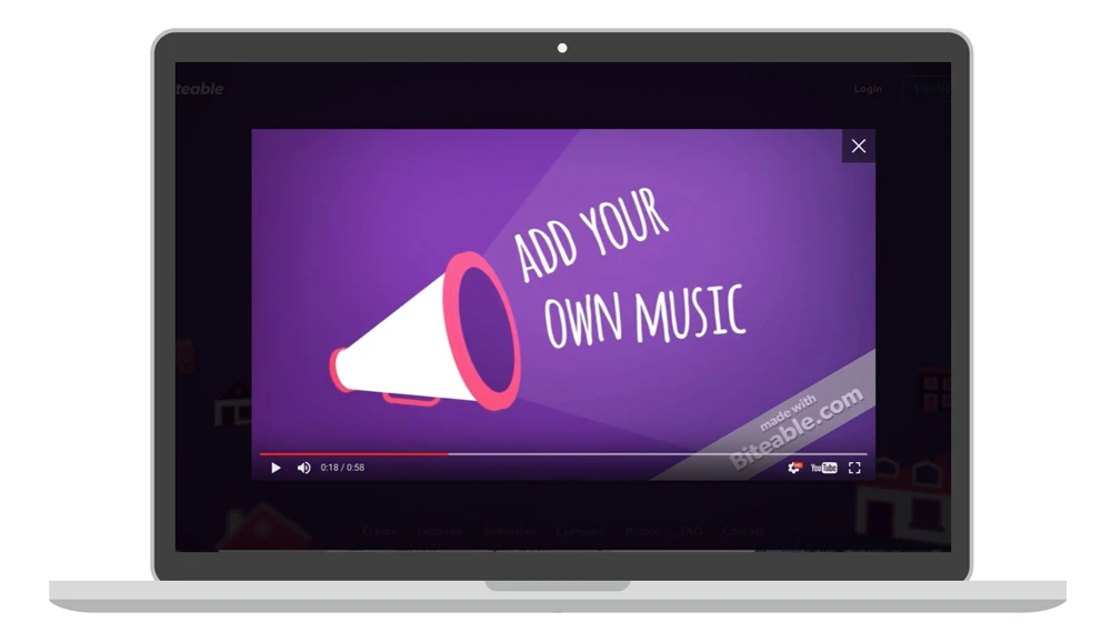 Animated, educational video made with biteable.com