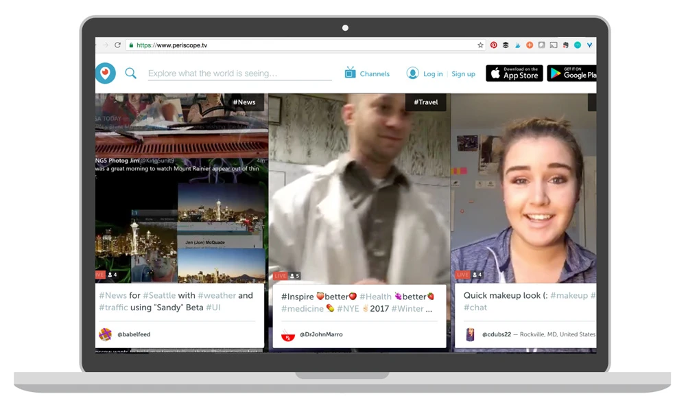 Live mobile broadcasts are a quick, informal way to add value to your audience or create online course content
